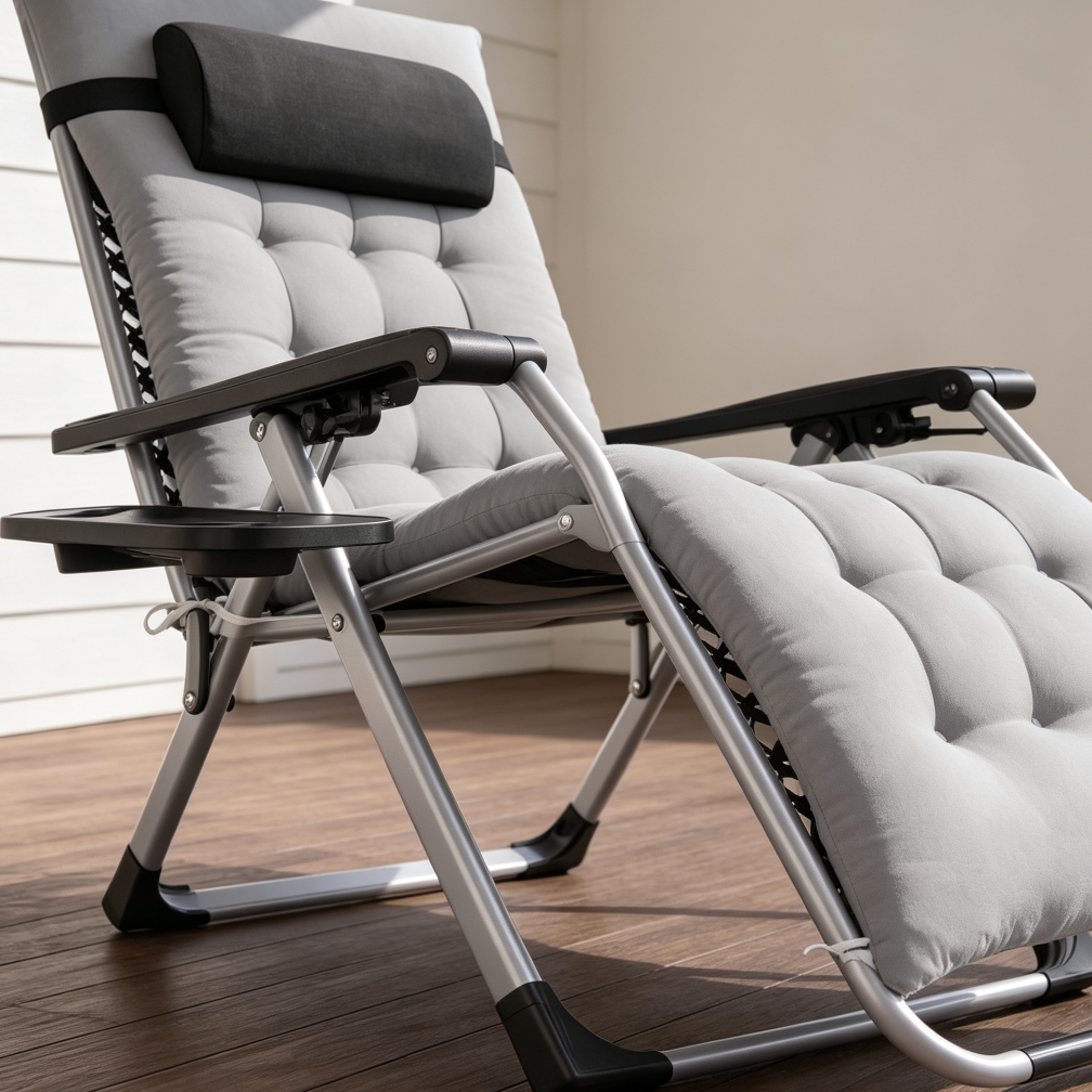 Zero Gravity Lounge Chair with Cup Holder