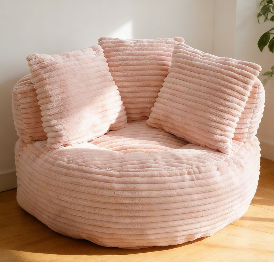 Round Mini Beanbag Chair